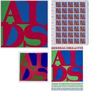 GENERAL IDEA 1968-1994,AIDS SERIES (GROUP LOT) 1. AIDS,1987,Waddington's CA 2023-11-23