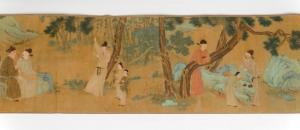 GENERAL Sam J,A Chinese painting hand scroll of scholars gatheri,Mossgreen AU 2015-09-21