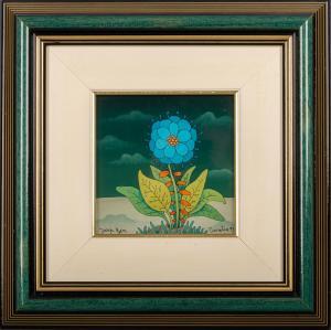 GENERALIC Josip le Jeune 1936-2004,Die blaue Blume,1993,DAWO Auktionen DE 2022-03-11