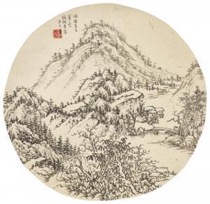 GENG Rong 1894-1983,Landscape after Huang Gongwang,Christie's GB 2023-12-06