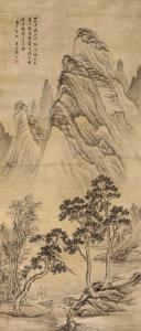GENG ZHANG 1685-1760,CHARACTER AND LADSCAPE,China Guardian CN 2015-09-19