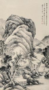 GENG ZHANG 1685-1760,LANDSCAPE,China Guardian CN 2015-04-01