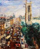 GENIN Lucien 1894-1953,Parisian street view,Matsa IL 2020-06-22