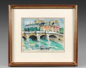 GENIN Lucien 1894-1953,Vue du Pont-Neuf et de l\’Ile de la Cité,Ferri FR 2024-03-22