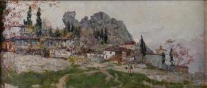 Gennadi Alexandrovich Ladyzhensky,Landscape, Gurzuf,Bellmans Fine Art Auctioneers 2023-11-21