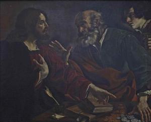 GENNARI Lorenzo 1595-1665,La vocation de saint Matthieu,Christie's GB 2015-09-28