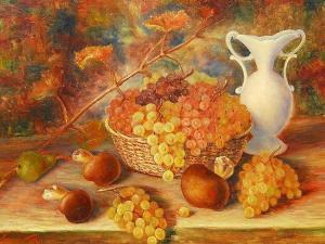 GENOVESI Ciro 1900-1900,Still Life Grapes,5th Avenue Auctioneers ZA 2013-07-21