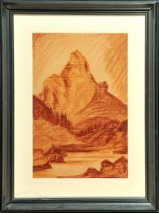 GENSING August 1900-1900,Blick auf das Matterhorn,Allgauer DE 2017-04-06