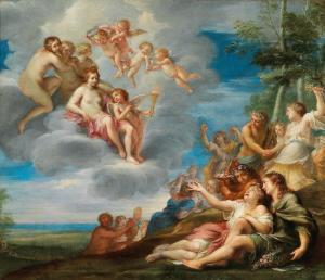 GENTILE Luigi 1606-1667,Venus and Apollo with the Muses,Palais Dorotheum AT 2019-10-22