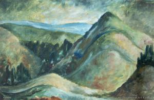 GENTY Charles 1876-1958,Northland Landscape,International Art Centre NZ 2008-08-07