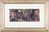 GENTZ Ismael 1862-1914,Art Dealer's  Showroom,1905,Dawson's Auctioneers GB 2020-03-21