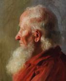 GENTZ Wilhelm Karl 1822-1890,Porträt eines alten Mannes,Wendl DE 2016-10-20