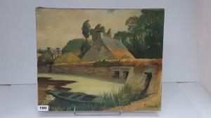 GENY PAUL 1887-1968,Chaumière bretonne,1940,Adjug'art FR 2020-04-08