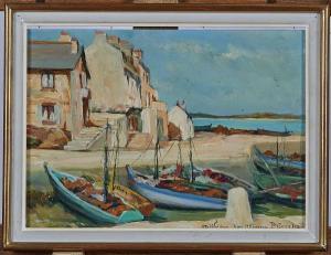GENY PAUL 1887-1968,Les bateaux à Port Haliguen à Quiberon,1956,Adjug'art FR 2019-07-21