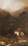 GEORGE Earl 1824-1908,DeerStalking Bringing the stag off the hill,Dreweatt-Neate GB 2011-04-19