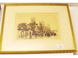 GEORGE Ernest 1839-1922,Houses of Parliament,Smiths of Newent Auctioneers GB 2016-11-11