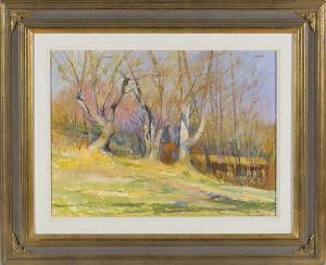 GEORGE HANDELL Albert 1934,Untitled Landscape,Quinn & Farmer US 2014-12-13