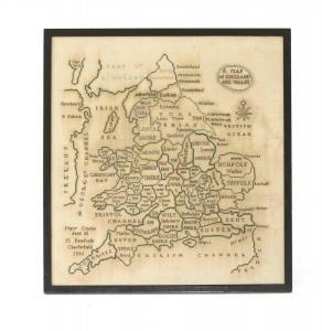 GEORGE III 1738-1820,Map of England and Wales,Sworders GB 2019-06-04