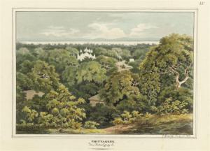 GEORGE James, Lt. Colonel 1782-1828,A View over Chittagong from Kuttaulgunge,Christie's 2008-04-23