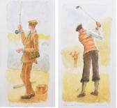 George Phil 1960,Gone fishin - study and Hole in one?,Peter Wilson GB 2017-11-22