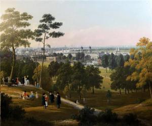 GEORGE Samuel,Greenwich Hospital and The Queen's House from Gree,c.1816,Gorringes 2017-07-04