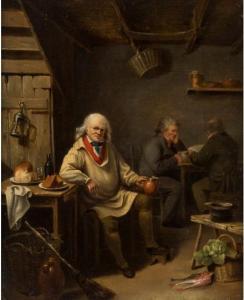 GEORGE SIMSON 1791-1862,Men in a Pub,Shapiro Auctions US 2017-10-18