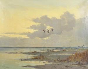 GEORGE stevens 1900,Ducks in Flight,John Nicholson GB 2017-03-29