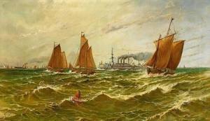 GEORGE T 1800-1800,Marine (Wesermündung) mitzahlreichen Segelschiffen,Zeller DE 2006-11-30
