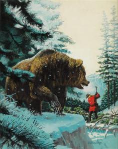 GEORGE william 1900-1900,A Grizzly Hunted Me,Swann Galleries US 2017-03-21