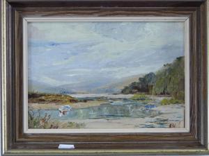 GEORGE WILLIAMS Anne,Devon river landscape,Chilcotts GB 2014-03-23