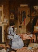 GEORGE Winchester 1814-1853,Waiting for the Artist,1859,Dreweatts GB 2017-06-06