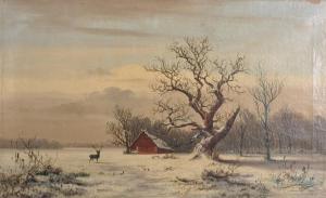 GEORGES CHARLES E,A Snow Covered Winter Landscape,John Nicholson GB 2017-05-31