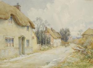 GEORGES CHARLES E,Thatched cottages and a country lane,Duke & Son GB 2016-09-15