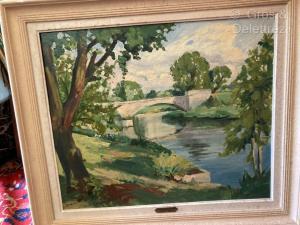 GEORGES DASTOR 1904-1990,Le pont de Chambray,1942,Gros-Delettrez FR 2023-02-03