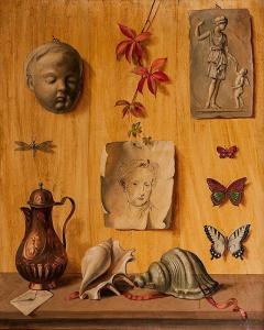 GEORGES G.S 1800-1800,Trompes l'oeil with Attributes of the Soldier and ,Stahl DE 2015-04-25