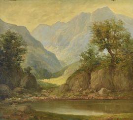 GEORGES Jean 1890,Paysage de montagne,Etienne de Baecque FR 2021-07-07