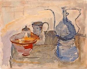 GEORGESCU Florin Niculai 1946-1995,Still Life with a Coffee Pot,1975,Artmark RO 2023-11-13