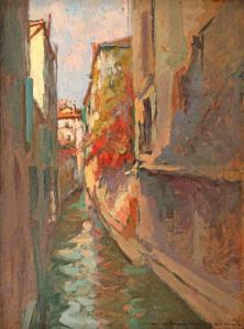 GEORGESCU Marin H 1892-1932,Venice,1924,Artmark RO 2024-01-31