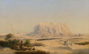 GEORGI Friedrich Otto 1819-1874,Archeologische Arbeiten bei Napata am Jebel B,1852,Galerie Bassenge 2023-06-08