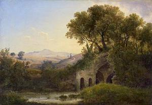 GEORGI Friedrich Otto 1819-1874,Die Grotte der Egeria bei Rom,1856,Galerie Bassenge DE 2017-12-01