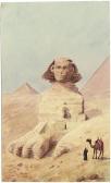 GEORGI Friedrich Otto 1819-1874,Sphinx mit Kameltreiber,Galerie Bassenge DE 2010-06-03