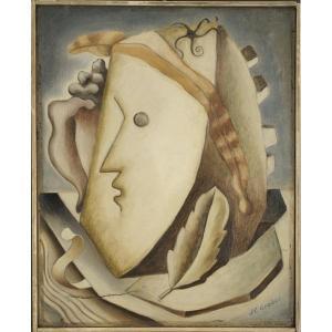 GEORGI J C 1900-1900,Modernist profile abstraction,Ripley Auctions US 2011-09-17