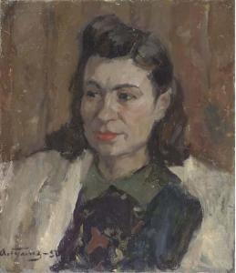 GEORGIEVICH Gulyev 1917,Portrait of a lady,1950,Christie's GB 2006-03-08