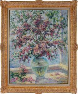 Georgii Aleksandrovich Lapshin 1885-1951,Floral Still Life,Nye & Company US 2023-03-09