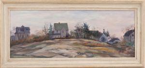 geraci lucian arthur 1923-2005,Houses on a hill,Eldred's US 2016-04-08