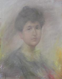 GERANIOTIS Dimitrios 1871-1966,Portrait of a lady,Gorringes GB 2012-05-09