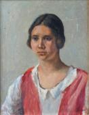 GERARD Auguste 1900-1900,PORTRAIT DE FEMME,1932,Pillon FR 2014-03-09