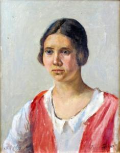 GERARD Auguste 1900-1900,Portrait de femme,1932,Pillon FR 2012-04-22
