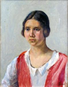 GERARD Auguste 1900-1900,PORTRAIT DE FEMME,1932,Pillon FR 2012-06-10