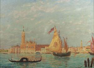 GERARD Henry 1860-1925,Venise, le palais des doges,Etienne de Baecque FR 2022-03-07